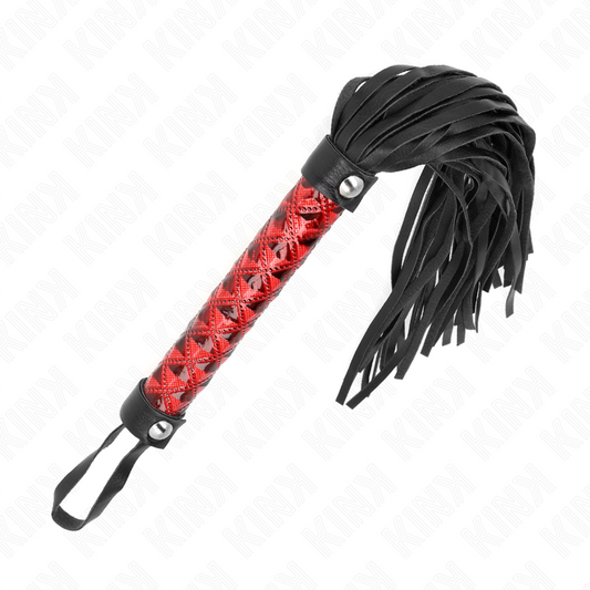 Frusta a diamanti KINK Impact & Touch, lunga 40 cm, con superficie decorata a diamanti e impugnatura ergonomica.