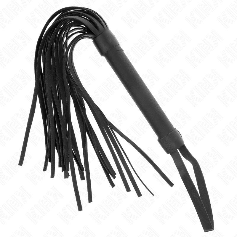 Frusta stile neoprene KINK Impact & Touch lunga 48,5 cm, con impugnatura antiscivolo e finitura resistente per giochi BDSM sicuri