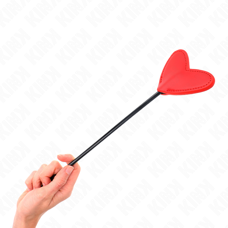 Palette KINK a forma di cuore rosso, 33x10 cm, in plastica colorata, ideale per decorazioni e progetti creativi KINK IMPACT & TOUCH