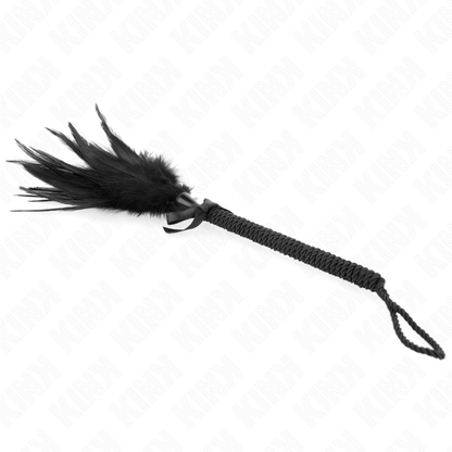 Piume di pollo giocose da 35 cm della marca KINK IMPACT & TOUCH, morbide e leggere, ideali per giochi sensoriali e pratiche di BDSM