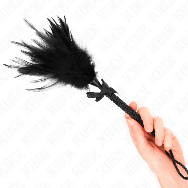 Piume di pollo giocose KINK Impact & Touch, lunghezza 35 cm, con dettagli morbidi e colorati, ideali per giochi sensoriali