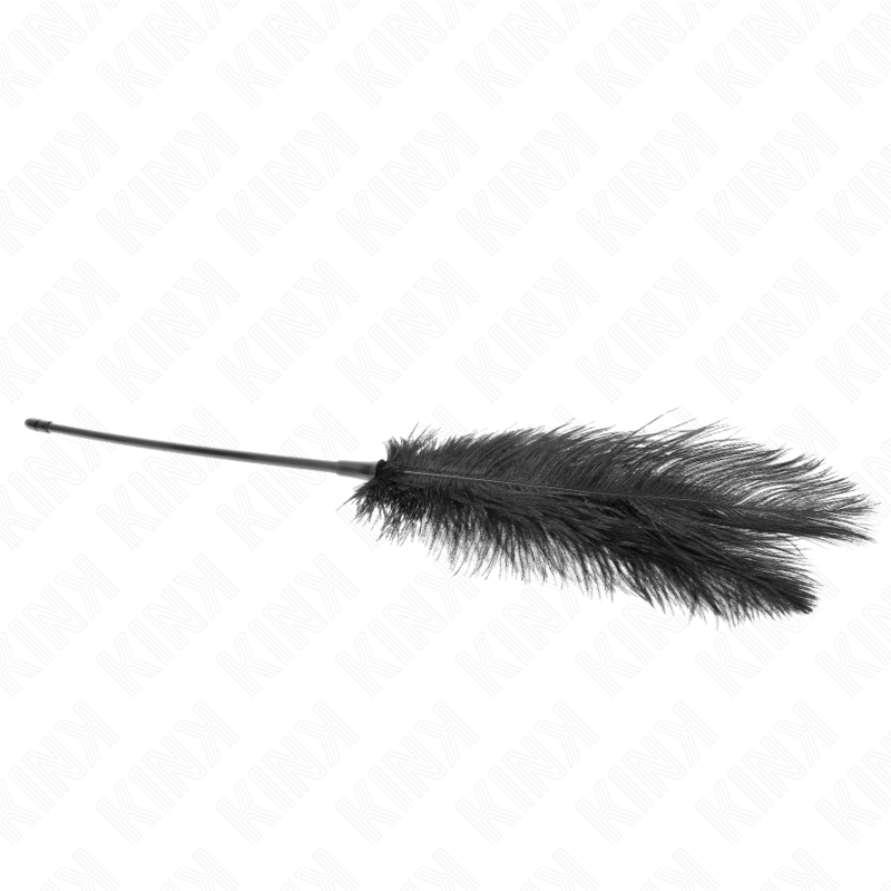Piume di struzzo KINK IMPACT & TOUCH per solletico, lunghezza 19 cm, morbide e leggere, ideale per giochi sensoriali.