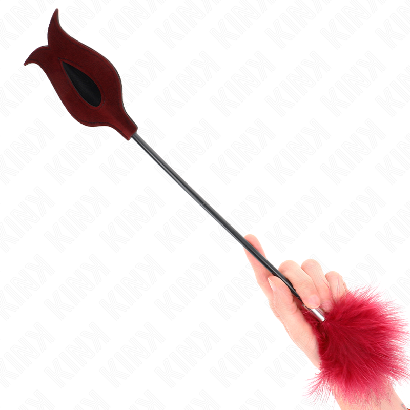 Piume sollecitanti KINK Impact & Touch con pagaia a forma di rosa, lunghezza 8 cm, dettagli eleganti e texture morbida