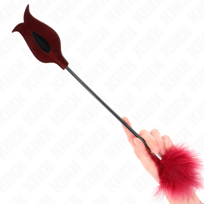 Piume sollecitanti KINK Impact & Touch con pagaia a forma di rosa, lunghezza 8 cm, dettagli eleganti e texture morbida