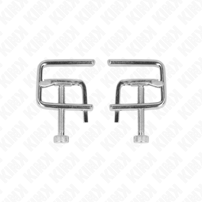 Morse per capezzoli KINK NIPPLE GRIP, in metallo, con dettagli intricati, utilizzato per pratiche di bondage e stimolazione sensoriale