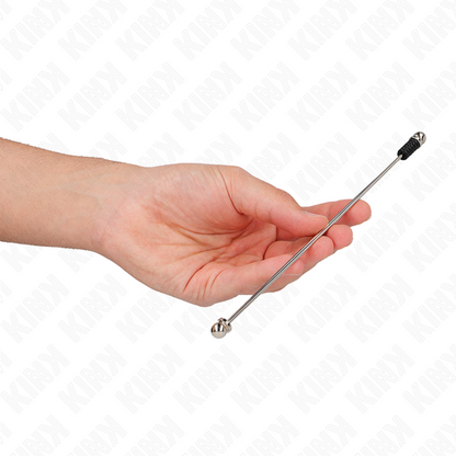 Pinze per capezzoli KINK Nipple Grip, lunghezza 20 cm, in acciaio, con impugnatura antiscivolo per stimolazione sensuale.