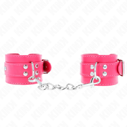 Cintura da polso rosa lampone KINK con fodera regolabile da 20 a 28 cm, resistente e comoda, vista dall'immagine.