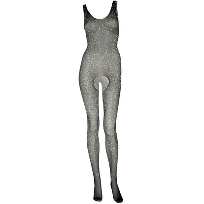 Body stocking a rete Leg Avenue, taglia unica, con design trasparente e aderente, perfetta per look eleganti e seducenti.