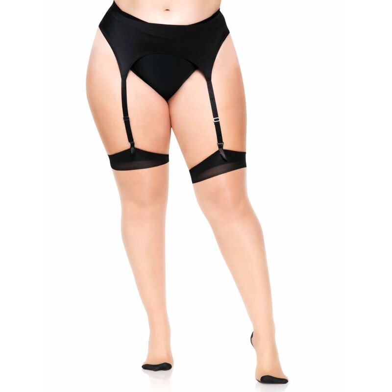 Costume in lycra a due toni di LEG AVENUE, con cucitura posteriore e tacco cubano, perfetto per costume elegante e seducente.