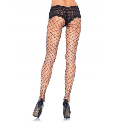 Collant in rete LEG AVENUE con shorts in pizzo, dettagli trasparenti e femminili, eleganti e seducenti.
