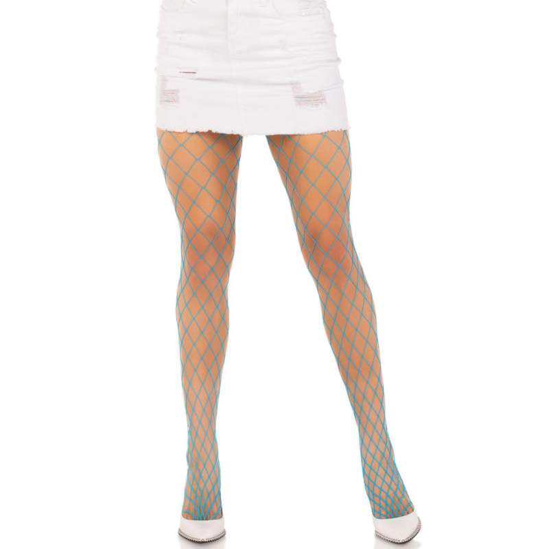 Collant a rete di diamanti rosa di LEG AVENUE HOSIERY, elegante e femminile, visibile in dettaglio nell'immagine.