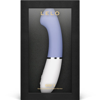 Vibratore G-Spot LELO GIGI™ 3 blu, elegante device di stimolazione femminile con design ergonomico e superficie liscia.