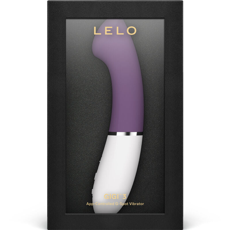 Vibratore G-spot LELO GIGI™ 3 viola con design ergonomico e superficie liscia, ideale per stimolazione intensa.