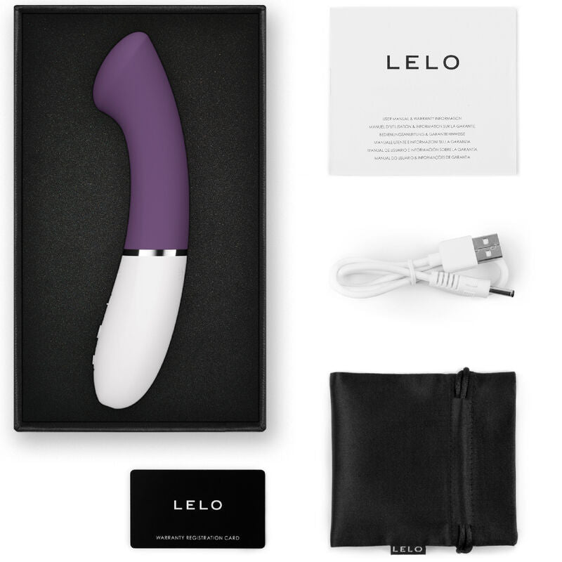 Vibratore G-spot LELO GIGI™ 3 viola, design elegante e ergonomico, ideale per stimolazione interna e piacere intenso.