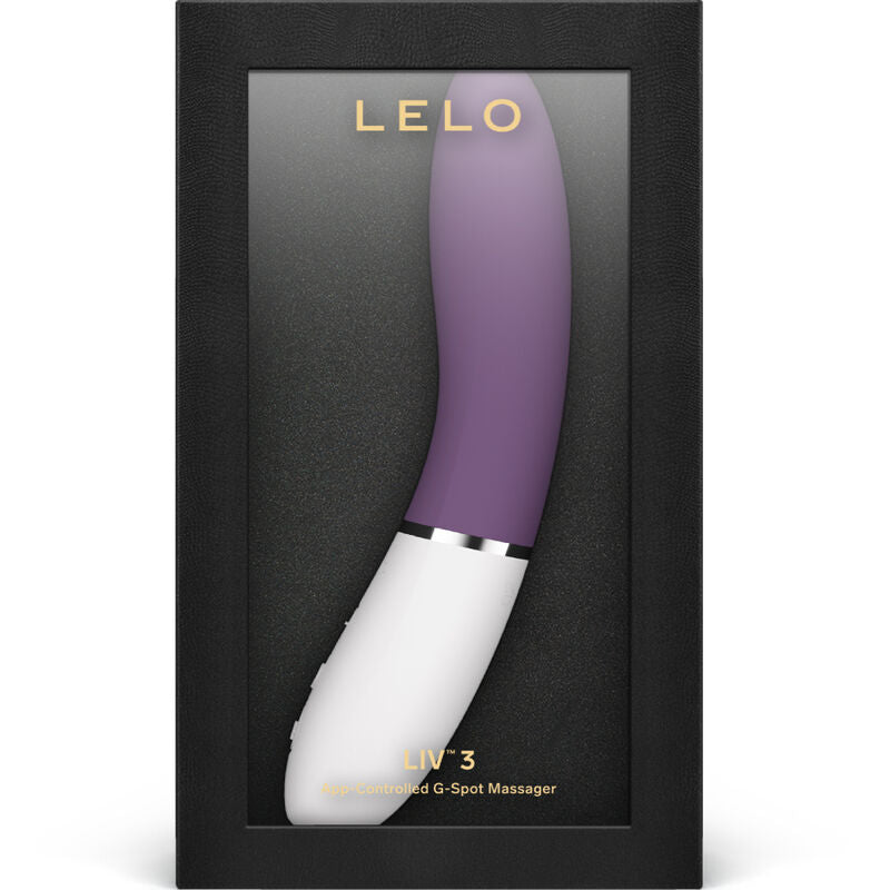Stimolatore del punto G LELO LIV™ 3 viola, dispositivo di piacere con design ergonomico e tecnologia avanzata, visibile nell'immagine.