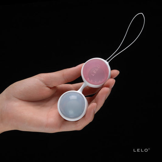 Sfere cinesi LELO Luna Perline Mini, sfere di controllo in silicone con perline piccole e morbide per esercizi di Kegel.