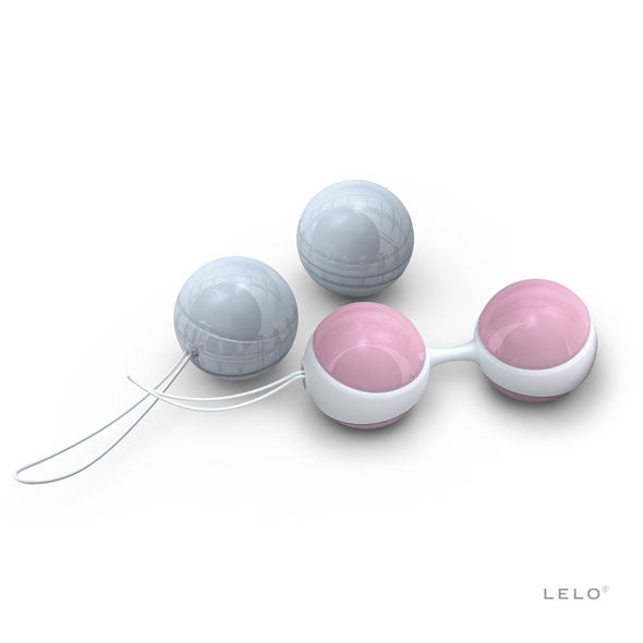 Sfera cinese mini LELO Luna Perline, sfere di piacere in silicone con design compatto e colorato.