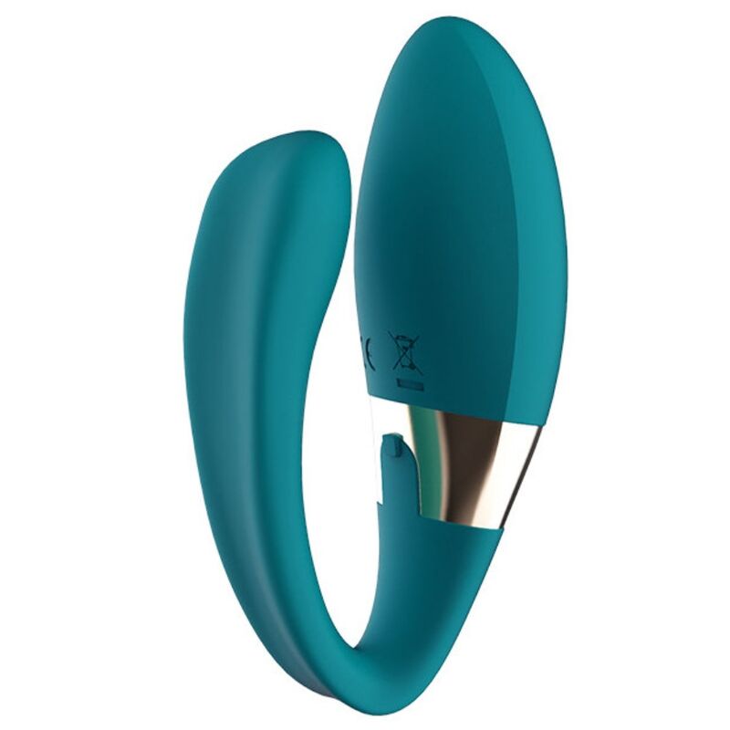 Massaggiatore di coppia LELO Tiani Duo blu, dispositivo per massaggi intimi e piacere di coppia, con design elegante e funzionale.