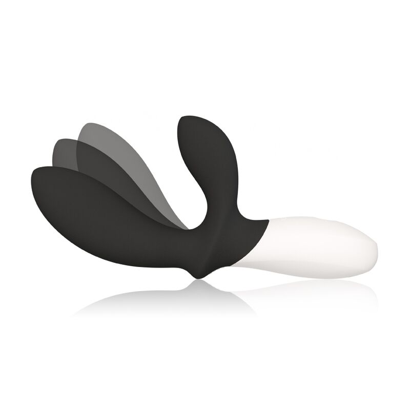 Massaggiatore prostatico LELO Loki Wave 2 nero, con design ergonomico e superficie liscia per stimolazione prostatica.
