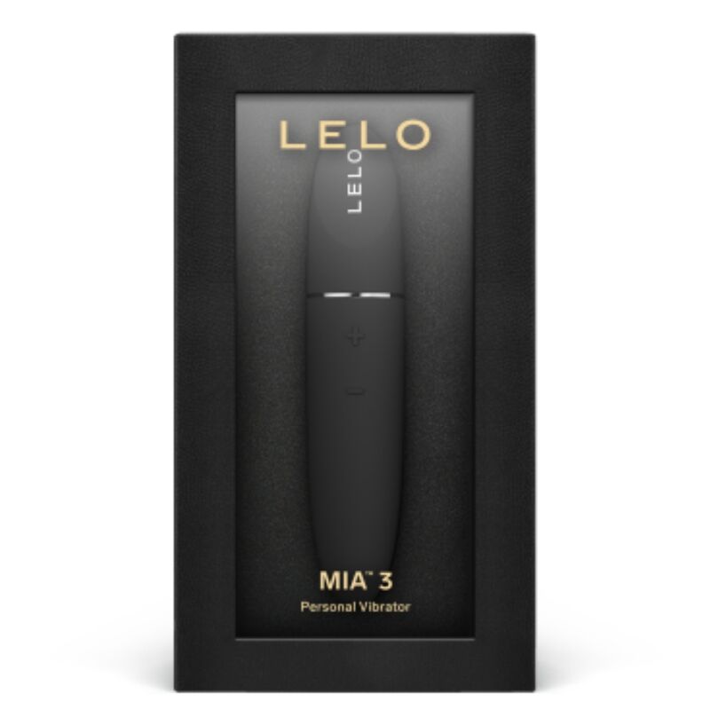 Vibratore personale LELO MIA 3 nero con design elegante e compatto, ideale per stimolazione privata e rilassante.