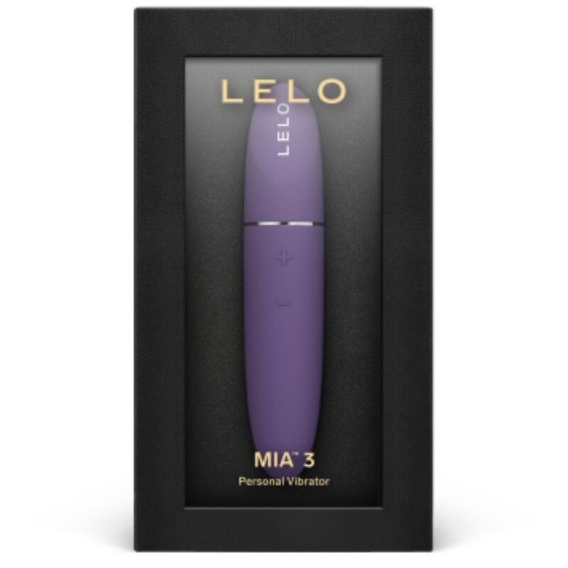 Vibratore personale LELO MIA 3 viola, elegante e compatto, con design ergonomico e superfici lisce, ideale per uso intimo.
