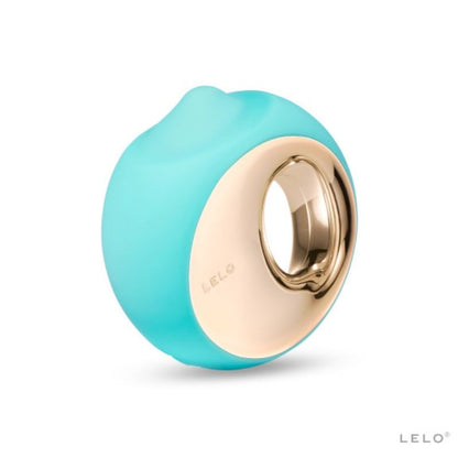 Stimolatore orale LELO ORA 3 Aqua con superficie liscia e design elegante, ideale per il piacere e la stimolazione sensoriale.