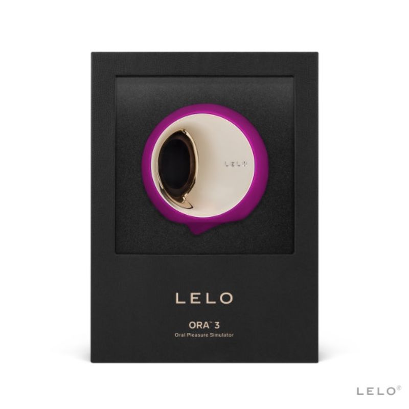Stimolatore del sesso orale LELO ORA 3 color lilla, dispositivo elegante e compatto per piacere e sensibilità.