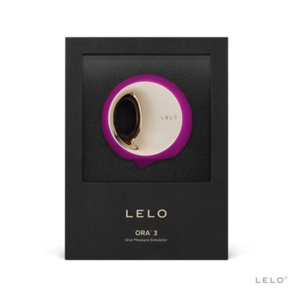 Stimolatore del sesso orale LELO ORA 3 color lilla, dispositivo elegante e compatto per piacere e sensibilità.