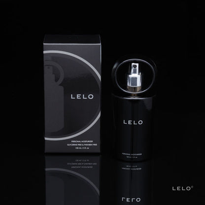 Lubrificante personale idratante a base d'acqua LELO, bottiglia da 150 ml, con etichetta e tappo visibili.