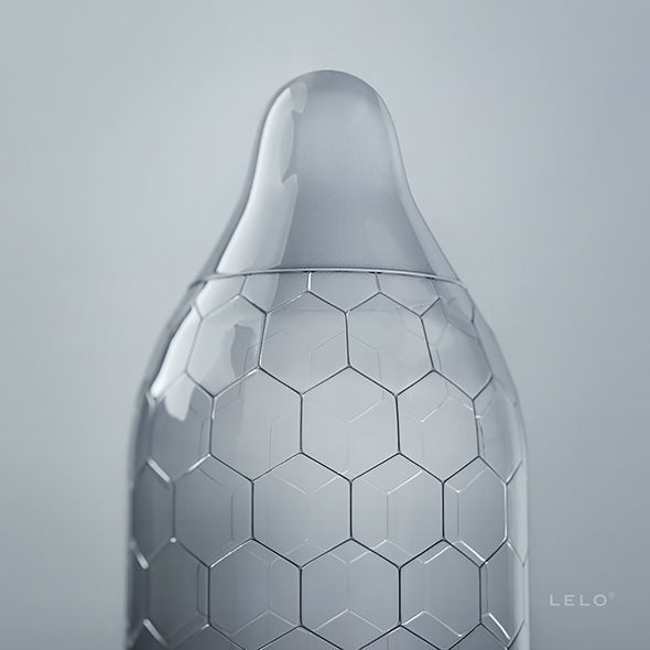 Scatola di preservativi LELO HEX con 36 unità, confezione elegante e resistente, ideale per protezione e piacere sicuro.