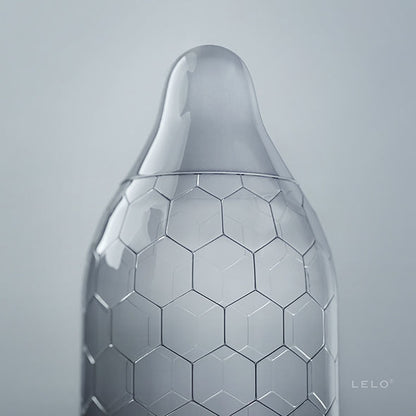 Scatola di preservativi LELO HEX con 36 unità, confezione elegante e resistente, ideale per protezione e piacere sicuro.