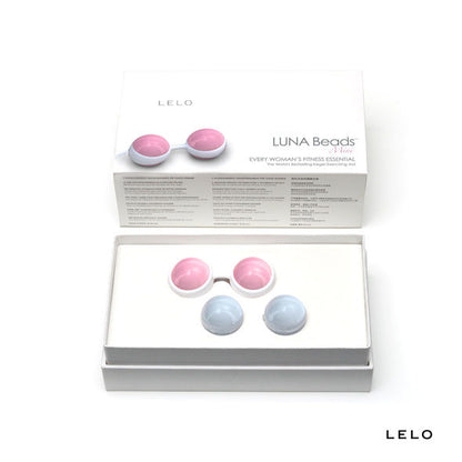 Sfere cinesi Luna di LELO, elegante e morbida, con superficie liscia e dettagli raffinati, perfetta per esercizi di benessere.