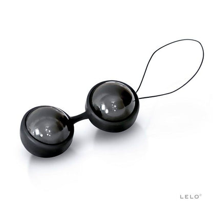 Sfere cinesi Luna Beads Noir di LELO, set di sfere di controllo in gel nero con cordino per esercizi di Kegel.