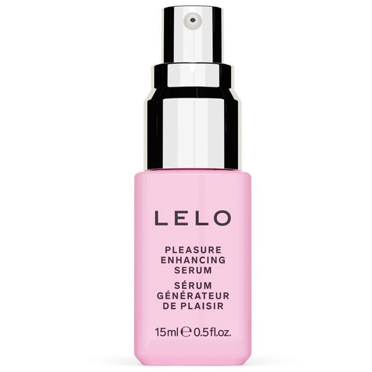 Siero LELO da 15ml per migliorare il piacere del clitoride, flacone con contagocce e etichetta elegante.