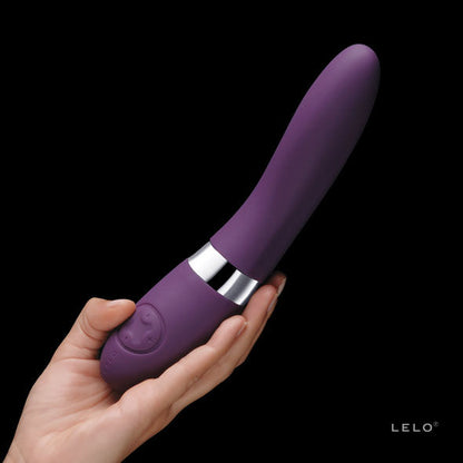 Vibratore di lusso LELO Elise 2 in colore lilla, design elegante e raffinato, con superficie liscia e dettagli sofisticati.