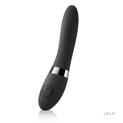 Vibratore Elise 2 nero di LELO, elegante e ergonomico, con design moderno e dettagli raffinati, visibile in primo piano.