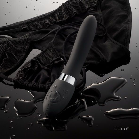 Vibratore LELO Elise 2 nero, elegante e compatto, con design ergonomico e superfici lisce per stimolazione piacevole