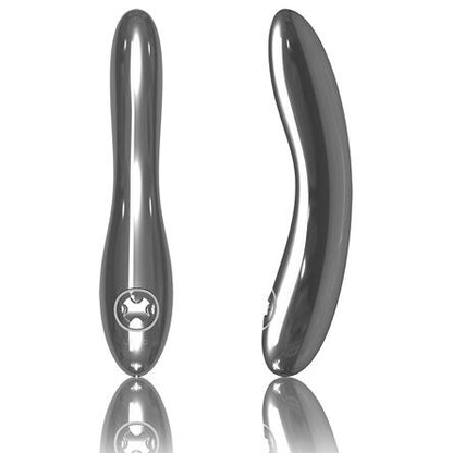 Vibratore LELO Inez in acciaio inossidabile, elegante con superficie liscia e design moderno, ideale per il piacere e il benessere.