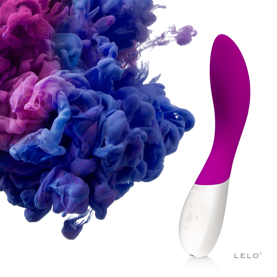 Vibratore LELO Mona Wave blu notte con design ergonomico e dettagli eleganti, ideale per stimolazione precisa e comfort.