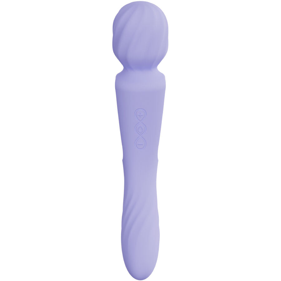 Vibratore LELO SWITCH Wanda con doppia stimolazione lilla, design elegante e dettagli realistici, ideale per piacere e relax.