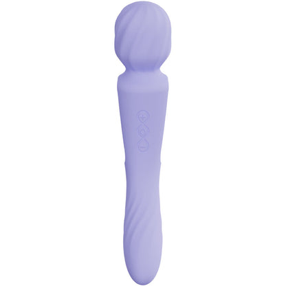 Vibratore LELO SWITCH Wanda con doppia stimolazione lilla, design elegante e dettagli realistici, ideale per piacere e relax.