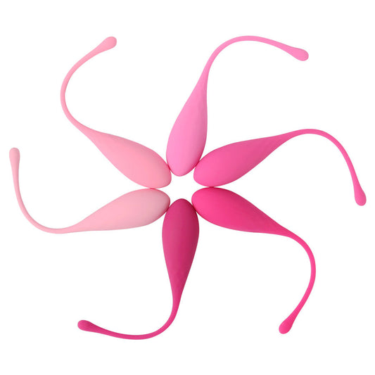 Set di 6 pesi per allenamento muscoli pelvici Kegel Fit di LESLIE, dispositivi per esercizi di rafforzamento pelvico.