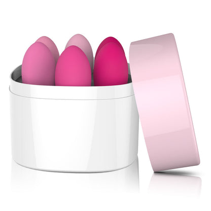 Set di 6 pezzi per allenamento muscoli pelvici Kegel Fit del brand Leslie, strumenti per rafforzare i muscoli pelvici.