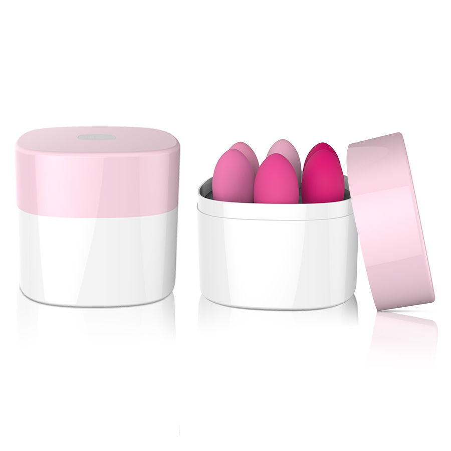 Set di 6 pesi per allenamento muscoli pelvici Kegel Fit di LESLIE, strumenti per esercizi di rafforzamento pelvico.