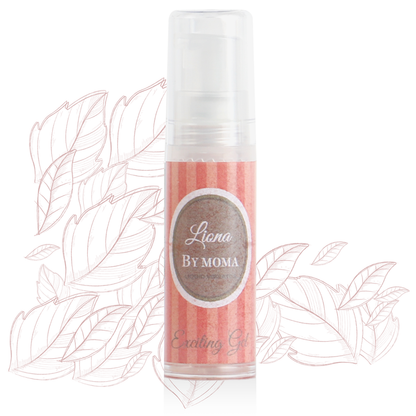 Gel vibratore eccitante LIONA BY MOMA, 6 ml, in confezione con dettagli del prodotto visibili e etichetta chiara.