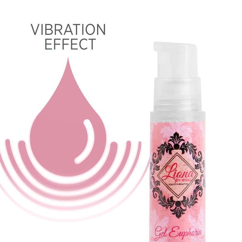Vibratore liquido Euphoria Gel di Liona by Moma in confezione da 6 ml, gel lubrificante euforico per adulti