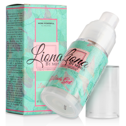 Gel liquido libido LIONA BY MOMA, vibratore stimolante in confezione da 15 ml, prodotto per il benessere e la stimolazione sessuale.