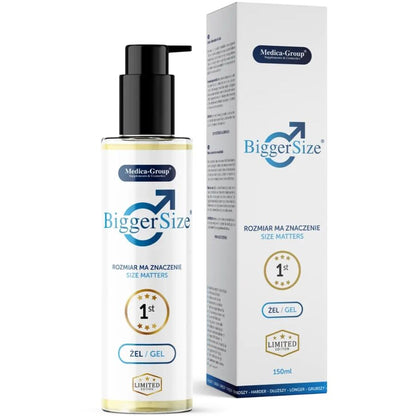 Gel intimo MEDICA GROUP per uomo, formato grande da 150 ml, confezione con tubo di gel intimo maschile.