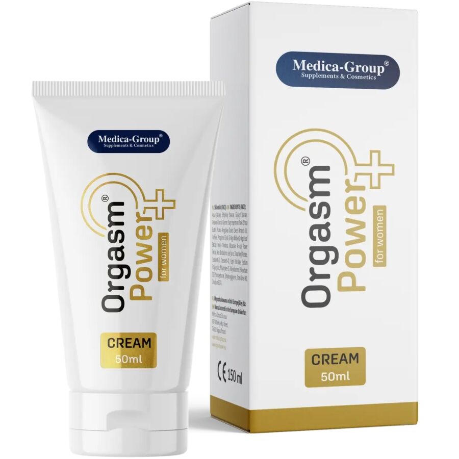 Crema intima donna Medica Group Orgasm Power, 50 ml, con texture morbida e delicata per il benessere intimo femminile