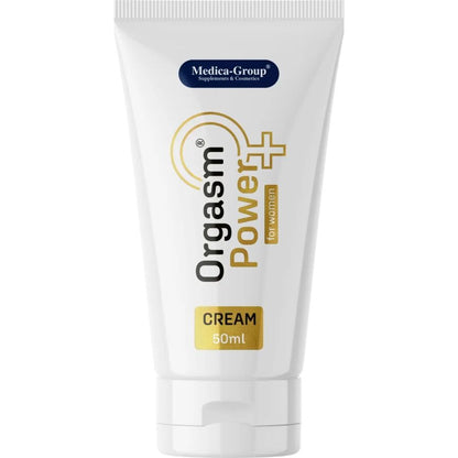 Crema intima Donna Orgasm Power di MEDICA GROUP, 50 ml, contenitore con crema vaginalmente applicabile.